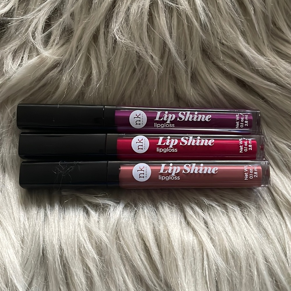 nk makeup Lip Shine Lip Gloss - Bundle